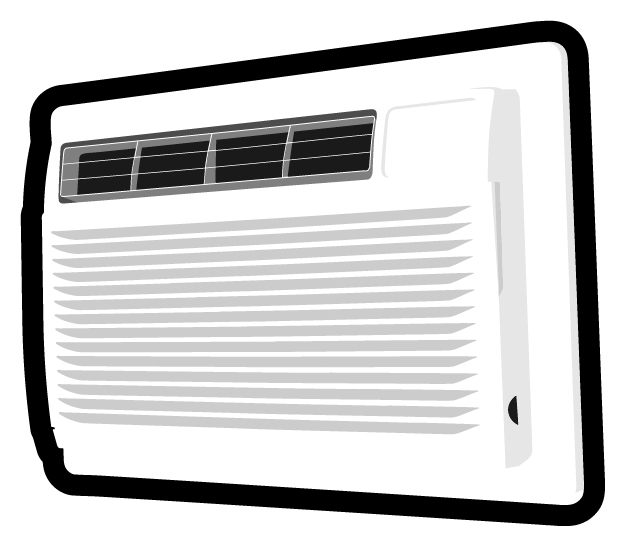 Small reverse cycle air conditioner