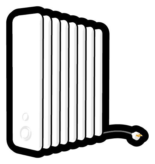 Electric portable heater