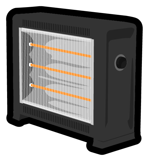 Electric radiant heater